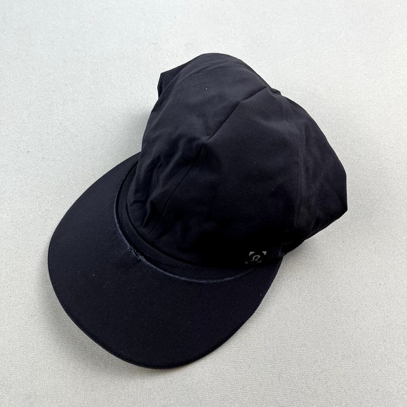 Lululemon Hat Cap Strapback Womens Black Athletica 6 Panel Running Adjustable - Picture 1 of 8
